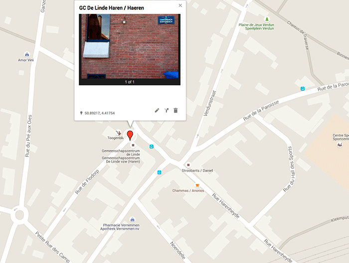 Photo Endroit N°13 GC De Linde, rue de Cortenbach 7, Haren