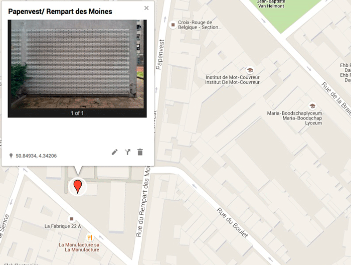 Photo Endroit N°1 Rempart des Moines 135, Bruxelles