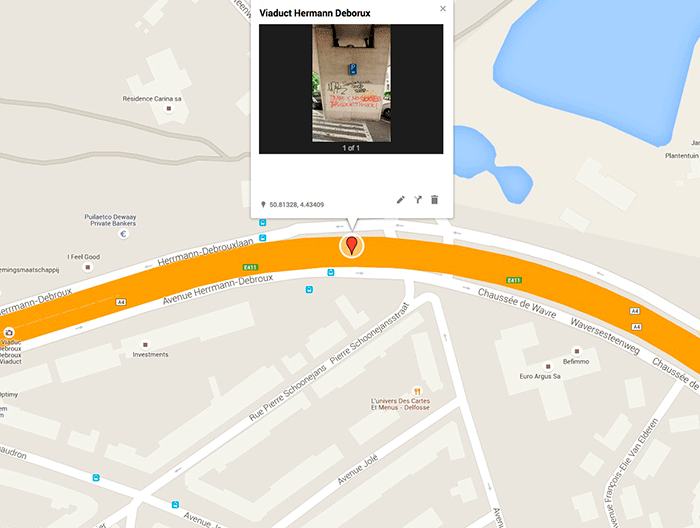 Photo Endroit N°17 Viaduc, avenue H-Debroux 54, Auderghem