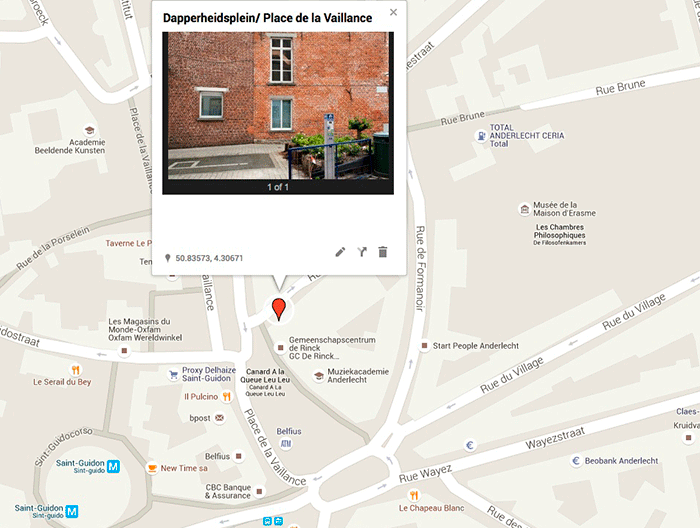 Photo Endroit N°6 GC De Rinck, place de la Vaillance 7, Anderlecht